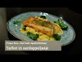 Tarbot in aardappeljasje met lamsoor