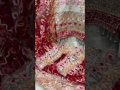 Ramsha R-549 Georgette Wholesale Pakistani Salwar Suit – product video thumbnail