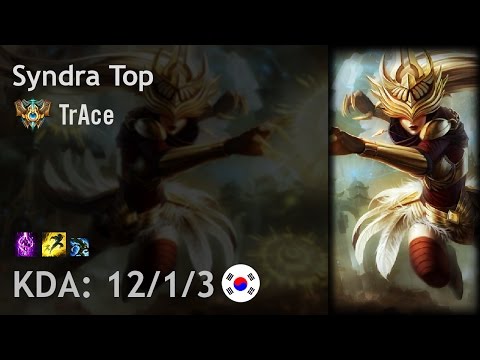 Syndra Top vs Swain - TrAce - KR Challenger Patch 7.1