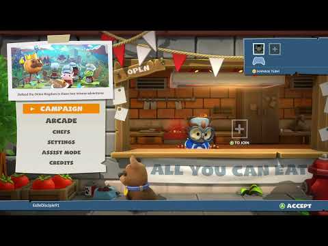 Total Kitchen Mayhem in Overcooked