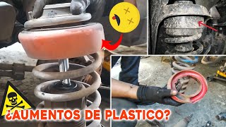 ¿BUENA IDEA Levantar resortes con aumentos de plástico ☠️😵