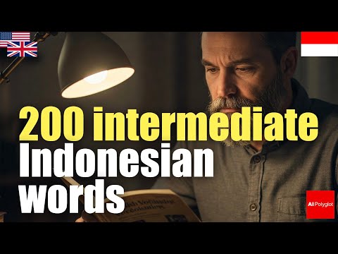 200 intermediate Indonesian words | Passive listening | L2Language | with hiragana