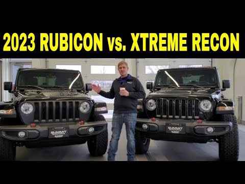 2023 JEEP WRANGLER RUBICON VS. RUBICON XTREME RECON 35 INCH TIRE PKG