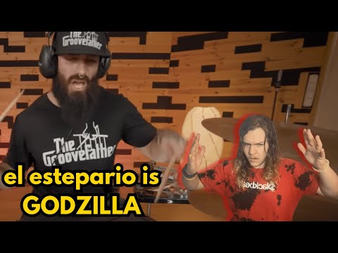 HE IS GODZILLA |drummer reacts to @ElEsteparioSiberiano 'Godzilla'|