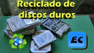 Que hacer con disco duro dañado roto o viejo  Reciclado