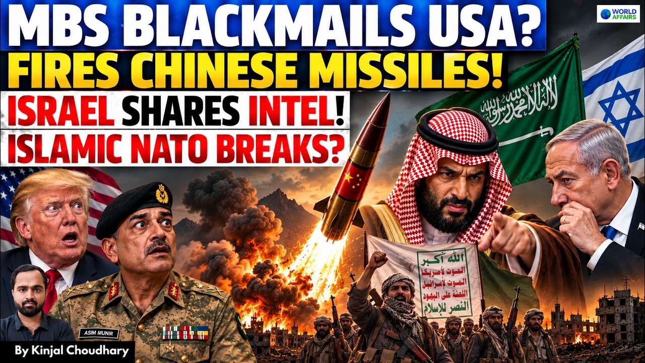 SAUDI FIRES CHINESE DF-15 MISSILE - Signal to Trump? Israel Shares Intel - MBS Bombs Houthis! Kinjal