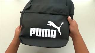 Mochila Puma Phase Negra Black Backpack Review Youtube