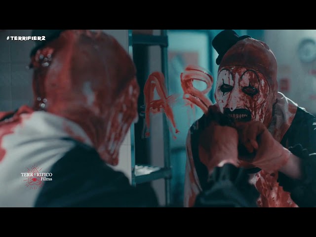 Vídeo relacionado con KBOPLEMQ Disfraz de Payaso para Halloween, Carnaval, Película, Asesino, Terrifier - Traje de Terror Negro y Blanco, Juego Completo, O Blanco, 3XL