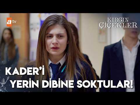 Kızlar okulun tuvaletinde çamaşır yıkıyor - Kırgın Çiçekler 37. Bölüm