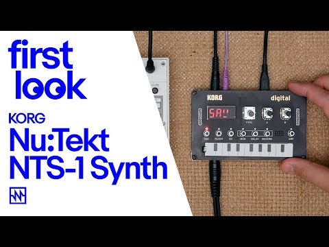 First Look: KORG Nu:Tekt NTS-1 Fully Programmable Mono Synthesiser