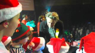 Onstage with The Polyphonic Spree singing "Silent Night" Holiday Extravaganza Webster Hall NYC