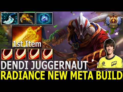 DENDI | Juggernaut | 1st Item Radiance New Meta Build | 18/0/11 | Dota 2 | Pro Gameplay | Highlights