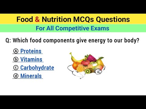Food and Nutrition MCQs | food and nutrition mcq questions and answers | nutrition month quiz bee