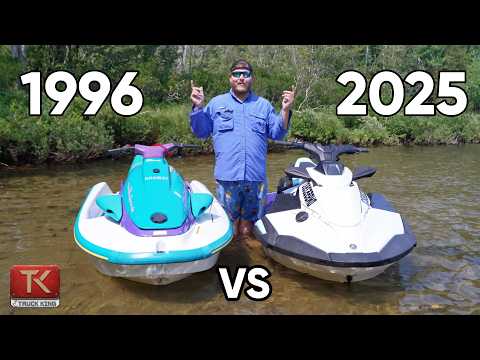 Old vs New Waverunners! 2025 Yamaha JetBlaster vs 1996 WaveVenture 700 - Should you Buy Used or New?