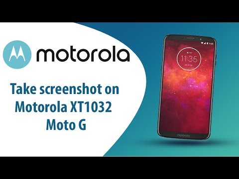 How to take screenshot on Motorola Moto G XT1032?