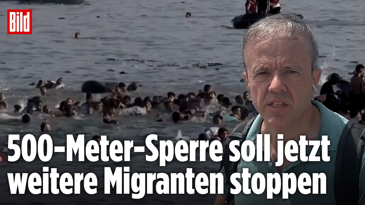 CEUTA: Spanier ziehen rote Grenze durchs Meer! Nach Migranten-Ansturm auf die Exklave