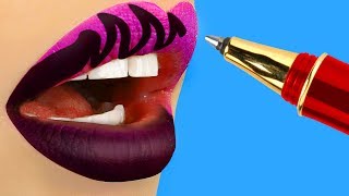 11 пранков и лайфхаков для школы! Косметика в виде канцелярии