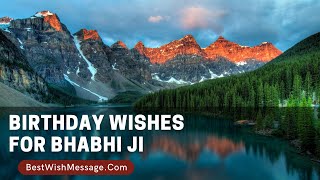 Birthday Wishes, Messages for Bhabhi Ji