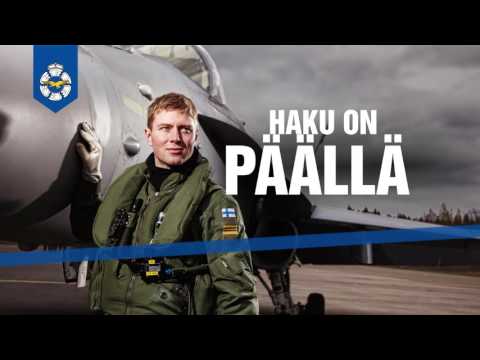 Sitä on ilmassa – Hae lentäjäksi ilmavoimiin.