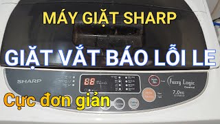 Sharp washing machine error code LE || ❤️ Mai Chi Refrigeration ❤️
