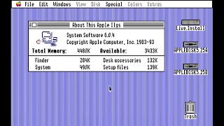 Apple GS/OS v4.02 - System Software 6.0.4 (2017 Apple Computer)