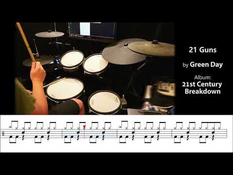21 Guns - Green Day - Easy Drumming