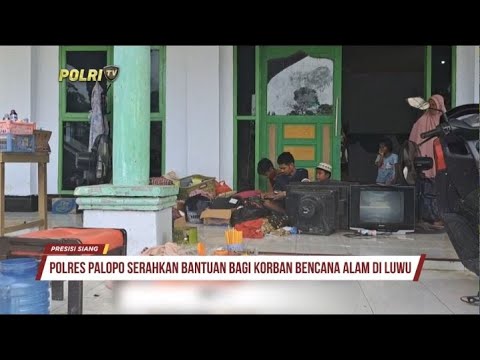POLRES PALOPO SEDIAKAN DAPUR UMUM BAGI KORBAN BANJIR