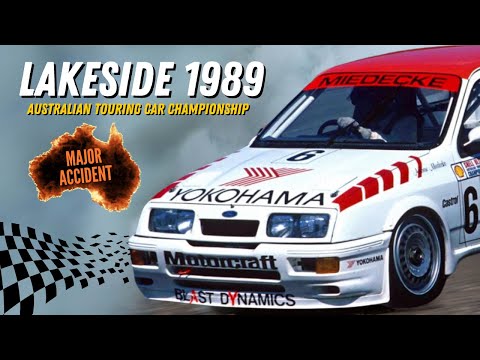 Touring Car Memories | Lakeside 1989 -  Fiery Crash!