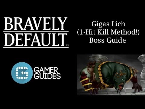 Bravely Default - Gigas Lich Fight