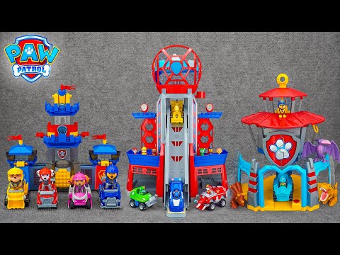 Paw Patrol toys unboxing ASMR | PAW Patrol Towers and Headquarters HQ | Ultimate City Tower Review
