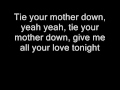 Queen - Tie Your Mother Down (Lyrics)