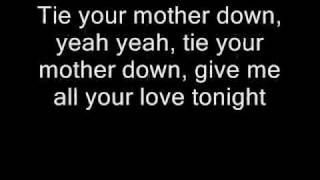 Queen - Tie Your Mother Down (Lyrics)