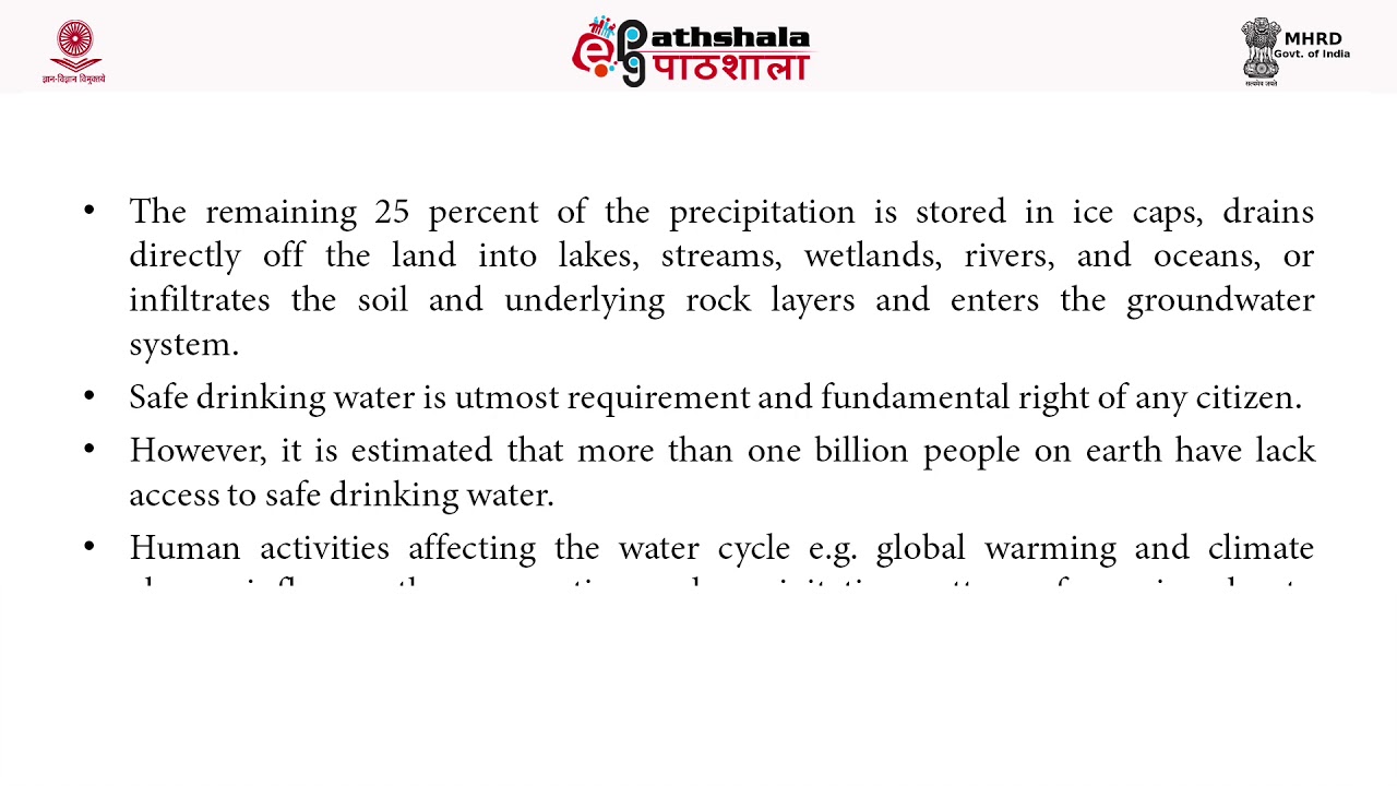 Water Cycle and Water Budget