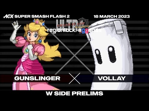 Gunslinger (Peach) vs Vollay (Sandbag) - W Side Prelims - REGIONLOCK: #GG2023