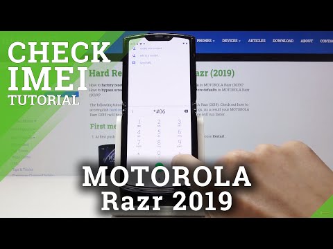 How to Locate IMEI & SN in MOTOROLA Razr 2019 – Check IMEI Info