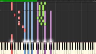 Rockstar — Nickelback, How To Play, Piano Tutorial  Synthesia