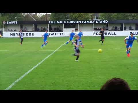 Heybridge Swifts 2-1 Frome Town.  Emirates FA Cup Third Qualifying Round.  Sat30Sep2017