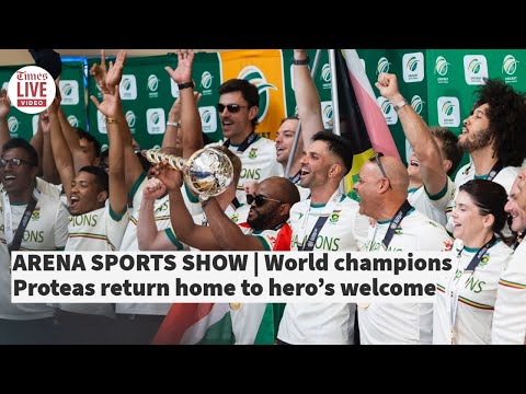 ARENA SPORTS SHOW World champions Proteas return home to hero’s welcome