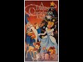 Opening Closing To A Disney Christmas Gift 1990 VHS