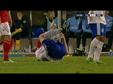 U21 Finland-England 1-1 (1-0) goals 9.9.13 Tampere Finland UEFA Euro Qualification