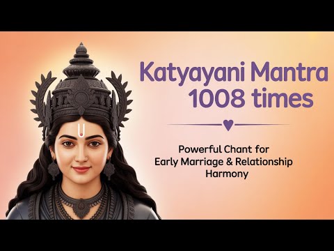 Katyayani Mantra 1008 Times | Powerful Chant for Early Marriage & Relationship Harmony
