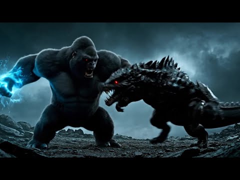 monster war king kong battles the giant snake man to reclaim the monkey kingdom
