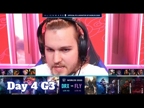 DRX vs FLY | Day 4 Group D S10 LoL Worlds 2020 | DRX vs FlyQuest - Groups full game