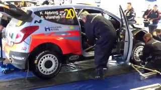 preview picture of video 'Kevin Abbring WRC Sweden 2015 - Servicepark Hagfors'
