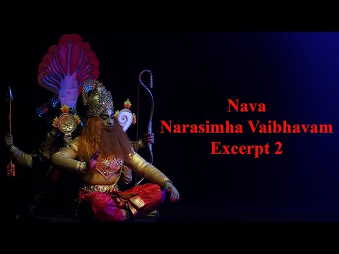 Nava Narasimha Viabhavam - Ahobilam Ahobalam Excerpt 2 - Sridevi Nrithyalaya - Bharathanatyam Dance