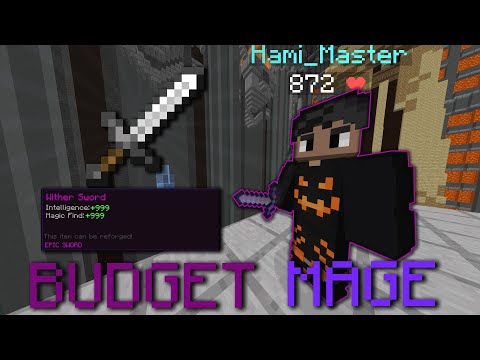 BEST BUDGET MAGE WEAPON! - (Hypixel Skyblock)