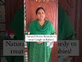 Effective Ghee Remedy For Treating Cough In Babies