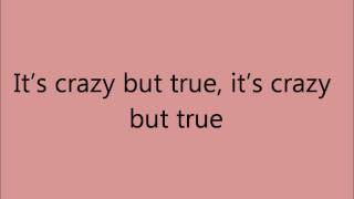 Crazy But True - Cody Simpson + Lyrics on screen