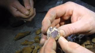 preview picture of video 'Hansen creek Quartz Crystal hunting Big joe's Pull from the day'