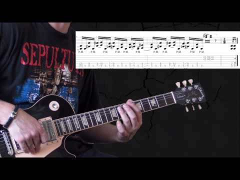 Pantera - Mouth For War - Metal Guitar Lesson (with TABS)